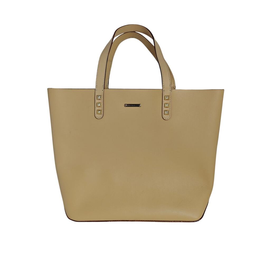 Rebecca Minkoff Beige Nude Tan handbag Tote bag purse leather
